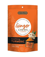 Bali's Best Ginger Chews, Soothing Turmeric Flavor, 5.08 Oz, Individually Wrapped Soft Candy, Made with 100% Real Ginger, Digestive Health Support