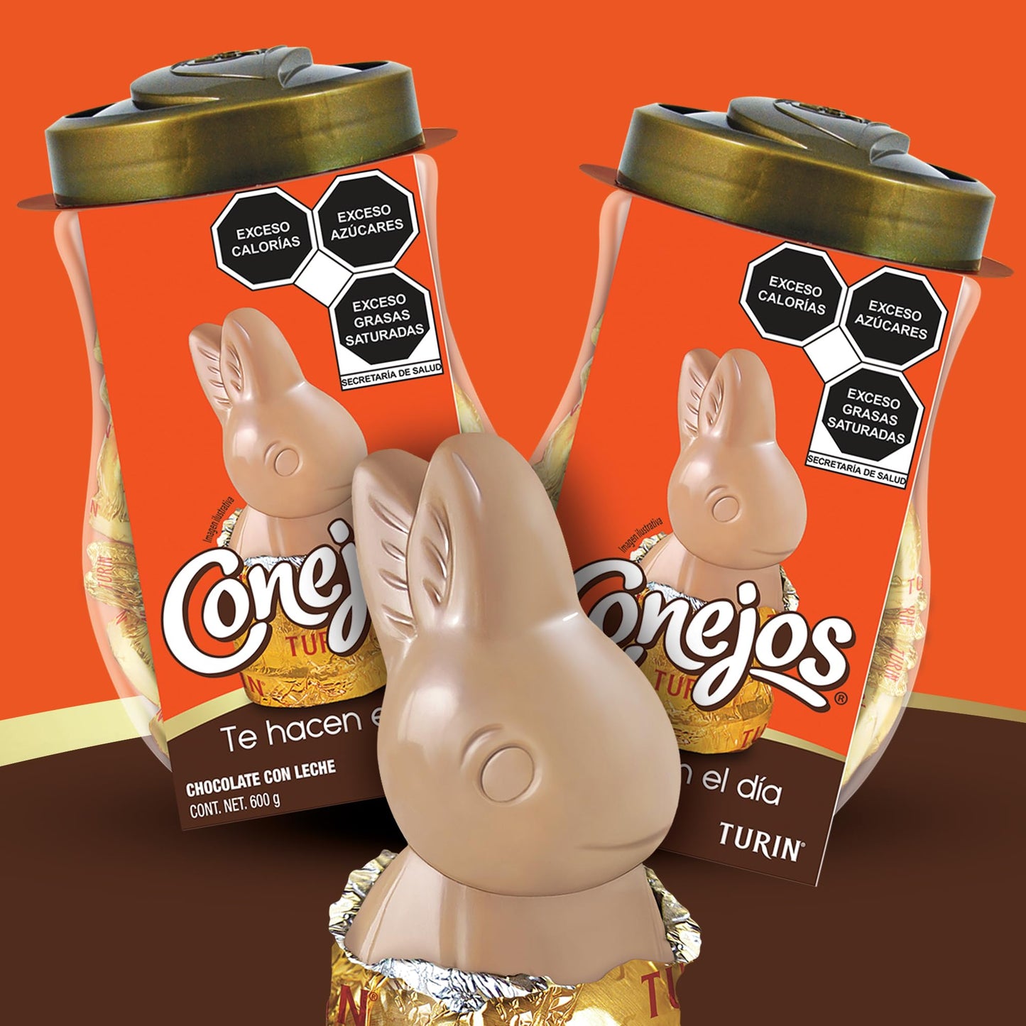 Conejos Turin Chocolates Con Leche