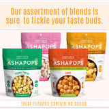 AshaPops Variety Pack Popped Water Lily Seeds - Gluten Free | Vegan | Paleo | Kosher OU| Soy Free | 1 oz | (Pack of 4 Bags)