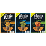 Veggiecraft Farms Variety Pack Penne Pasta - NEW BETTER TASTE - Gluten Free Pasta, Plant Based Penne Pasta, Sweet Potato, Cauliflower & Zucchini