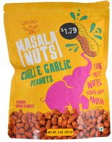 Masala Nuts Chili & Garlic Peanuts (8oz)