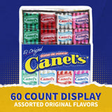 Canel’s Assorted Chewing Gum, 4 Piece Packs in Original Flavors, for Parties and Candy Bars, 60 Count (Pack of 1)