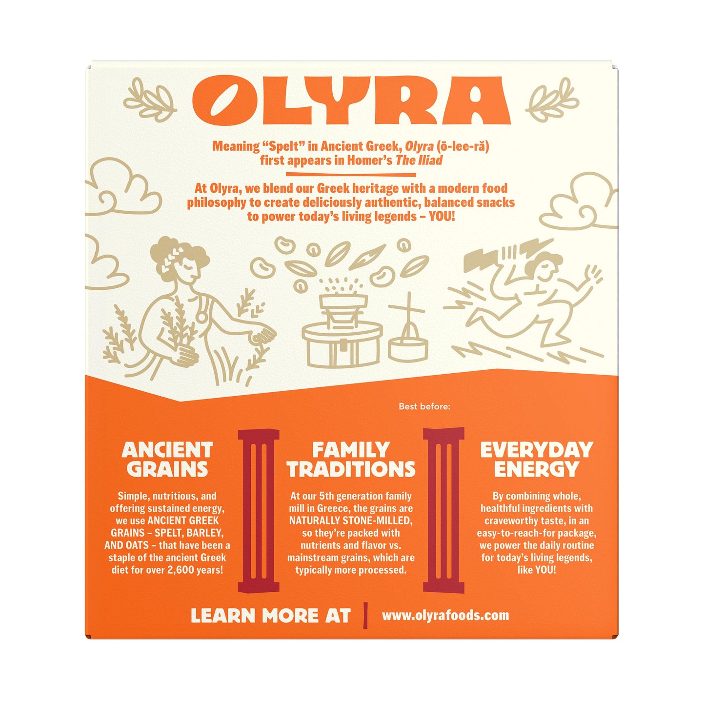 Olyra, Organic Biscuits Breakfast Dates And Honey Filled 4Ct