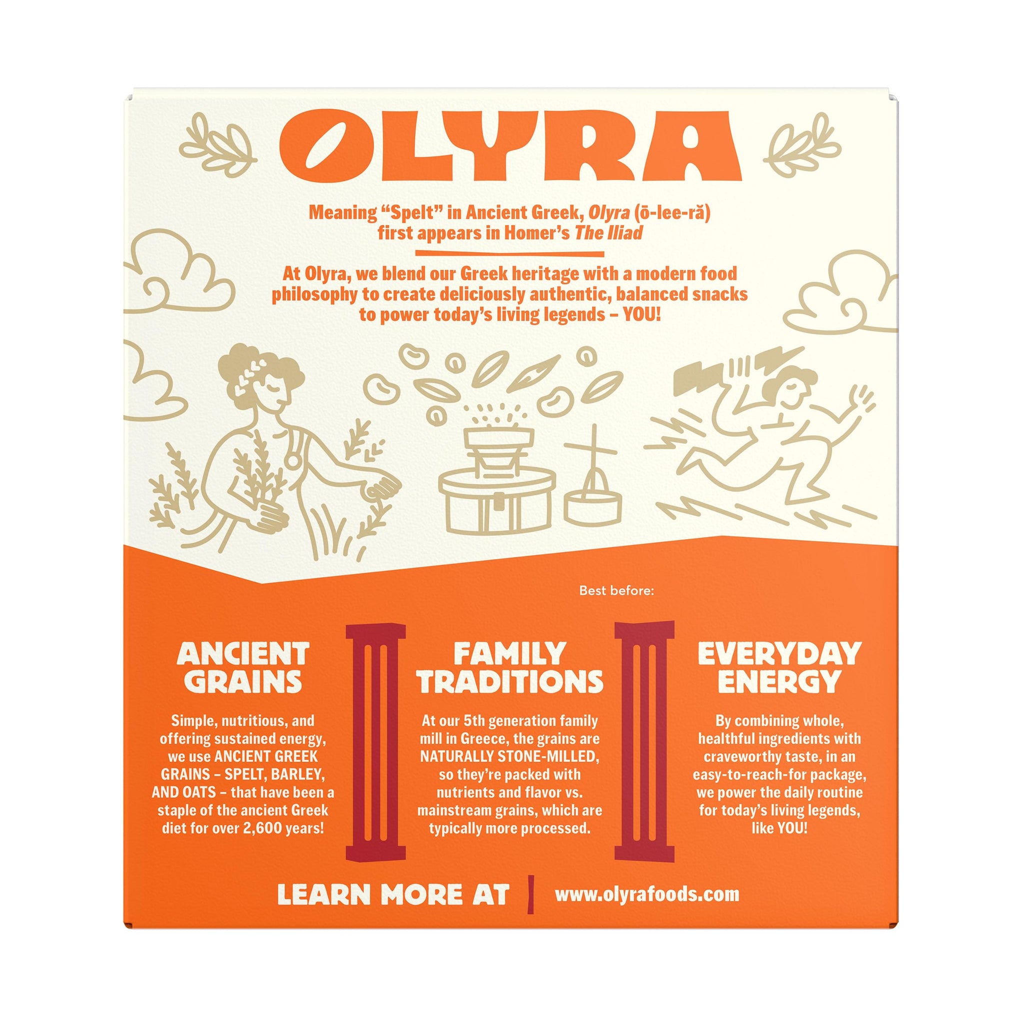 Olyra, Organic Biscuits Breakfast Dates And Honey Filled 4Ct