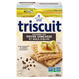 Triscuit Cracked Pepper & Olive Oil, 200g/7.1 oz., Wheat Crackers (Imported from Canada)