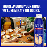Ozium A807035-3 8 Oz. Air Sanitizer & Odor Eliminator for Homes, Cars, Offices and More, Vanilla Scent - 3 Pack