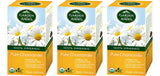 Garden of the Andes Herbal Organic Decaf Chamomile Hot Tea Bags, 0.9 oz, 20 Tea Bag Count (Pack of 3 Boxes)