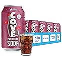 Cove Probiotic Soda, Zero Sugar Better-For-You Alternative - Refreshing, Delicious Probiotic Drink, No Synthetic Colors & Caffeine Free - Dr. Cove, 12