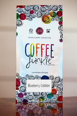 Coffee Junkie -Blueberry Cobbler Coffee- Whole Bean Coffee Beans-2 lb