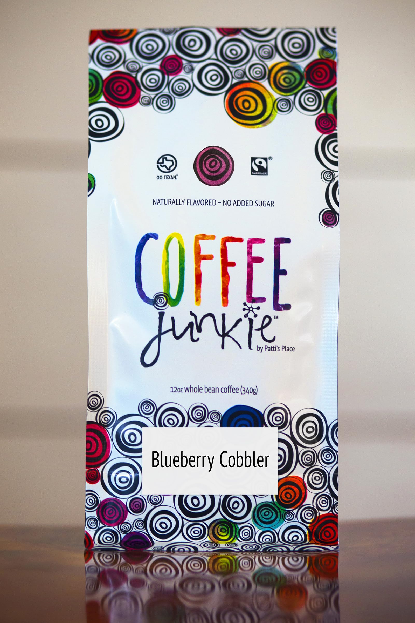 Coffee Junkie -Blueberry Cobbler Coffee- Whole Bean Coffee Beans-2 lb