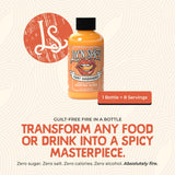 Liv’n Spicy | Fiery Habanero Elixir | Zero Calorie Cocktail Mixer | Vegan | Sugar-Free | Organic Habanero Infusion | Guilt-Free Flavor | Drink