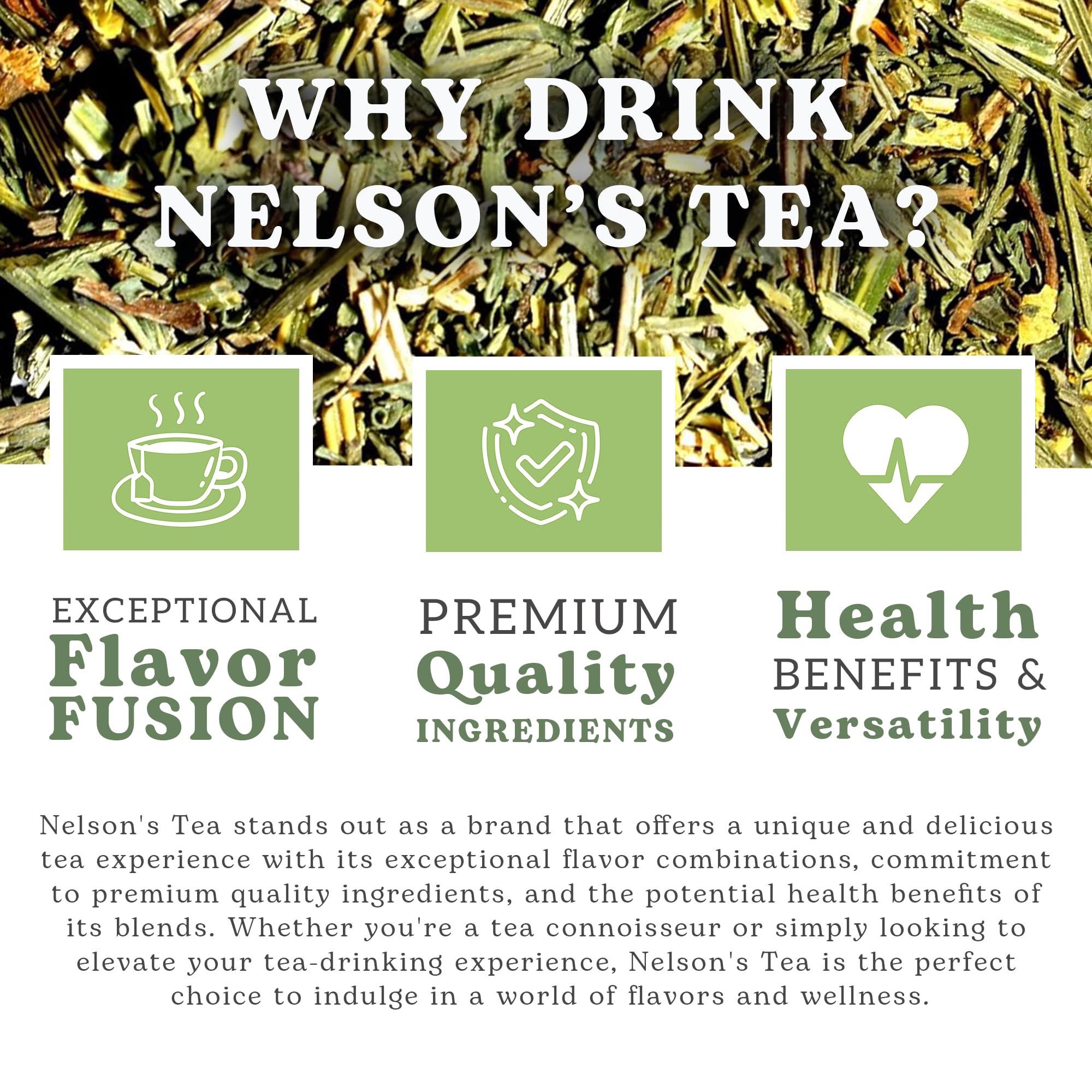 Nelson's Tea - California Poppy Cut & Sifted, Caffeine-Free Loose Leaf Tea Blend, Light Floral, Golden Poppy Flavor for Gentle Peace & Comfort, Mild