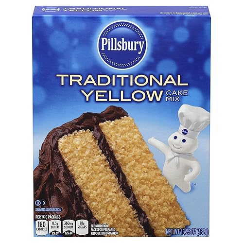 Pillsbury Traditional Yellow Cake Mix, 15.25-Ounce