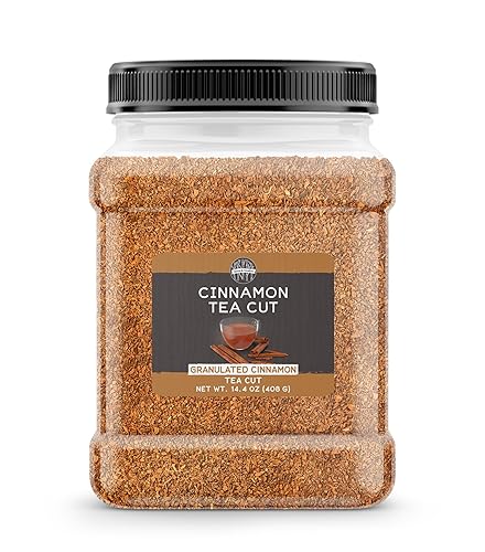 Birch & Meadow Granulated Cinnamon, 14.4 oz, Tea Cut, Drinks, Sweet & Aromatic