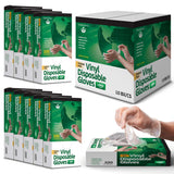 TenderGentle Vinyl Disposable Gloves for Cooking and Food Prep - Case of 1000 Clear Large Latex Free Disposable Gloves - Food Safe for BBQ, Cooking