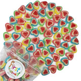 FirstChoiceCandy Sugared Rainbow Love Gummy Triple Hearts (5LB)
