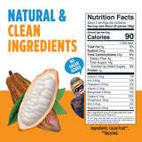 Blue Stripes Cacao Superfruit Gummies - Vegan Chewy Fruity Snack, No Sugar Added 100% Fruit Gummy, 9 Essential Vitamins & Minerals, Natural Tropical