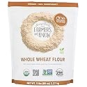 One Degree Organics Sprouted Whole Wheat Flour, Glyphosate-Free, USDA Organic, Whole Grain, High Fiber, Non-GMO, Vegan, Kosher, White Flour