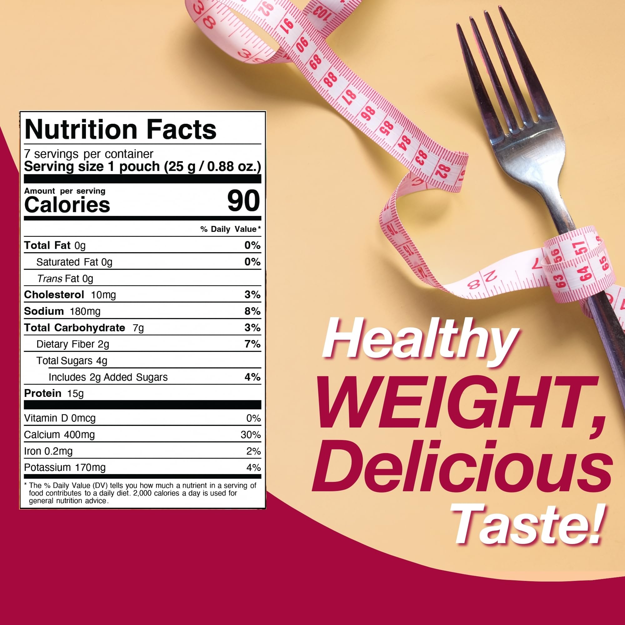 ProtiDIET Orange Swirl High Protein Shake - Low Calorie Drink Mix, 15g Protein Nutritional Shake Mix, Naturally Flavored, 7 Packets for Post-Workout