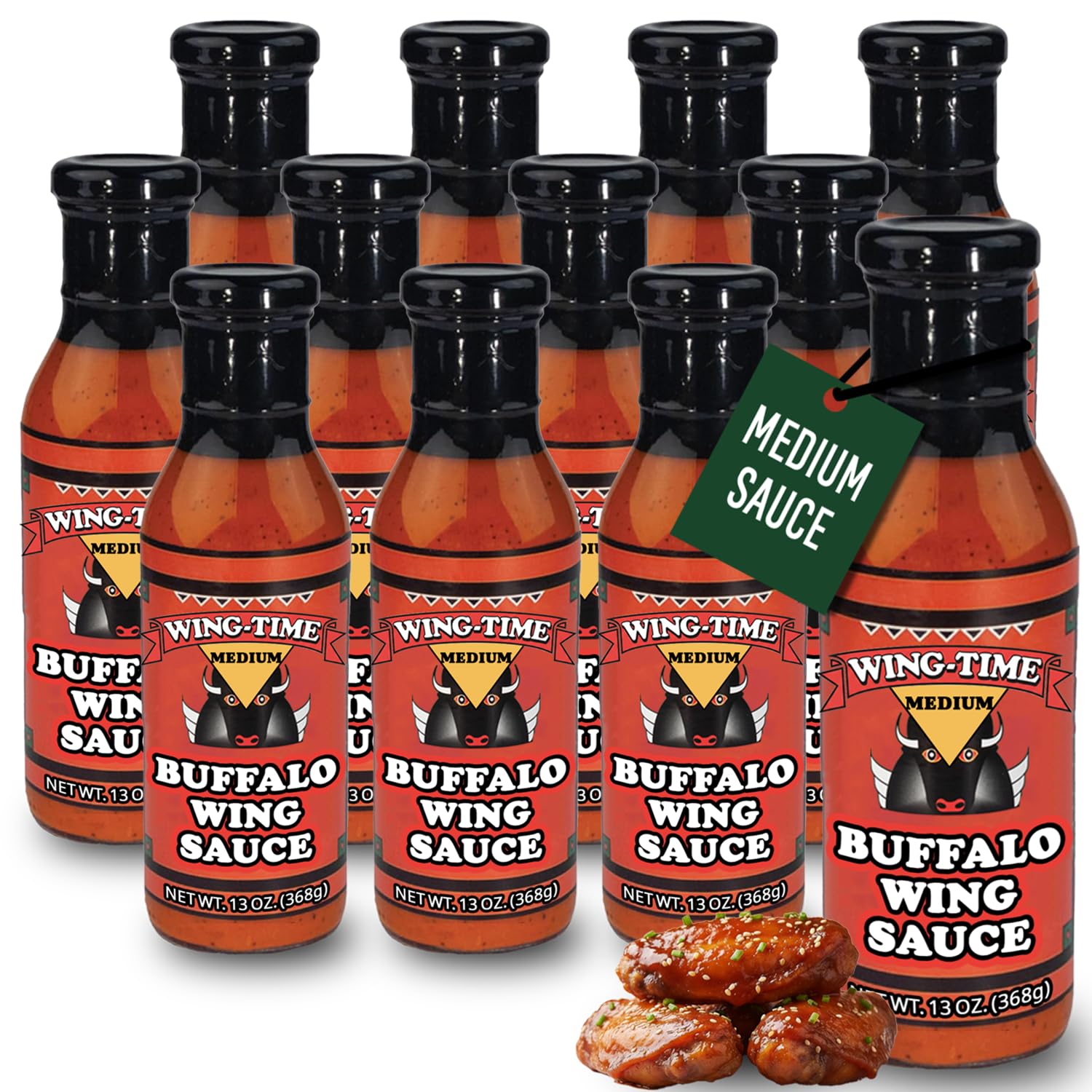 Wing-Time Buffalo Wing Sauce Medium (12)
