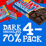 Tony’s Chocolonely Belgian Dark Chocolate, Pure Chocolate Bar for Snacks, Party Favors, Gifts, or Gift Basket, Vegan, 70% Cacao, Made From Quality