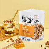 Purely Elizabeth, Honey Almond, Ancient Grain Granola with Probiotics, Gluten-Free (3 Ct, 8oz Bags)