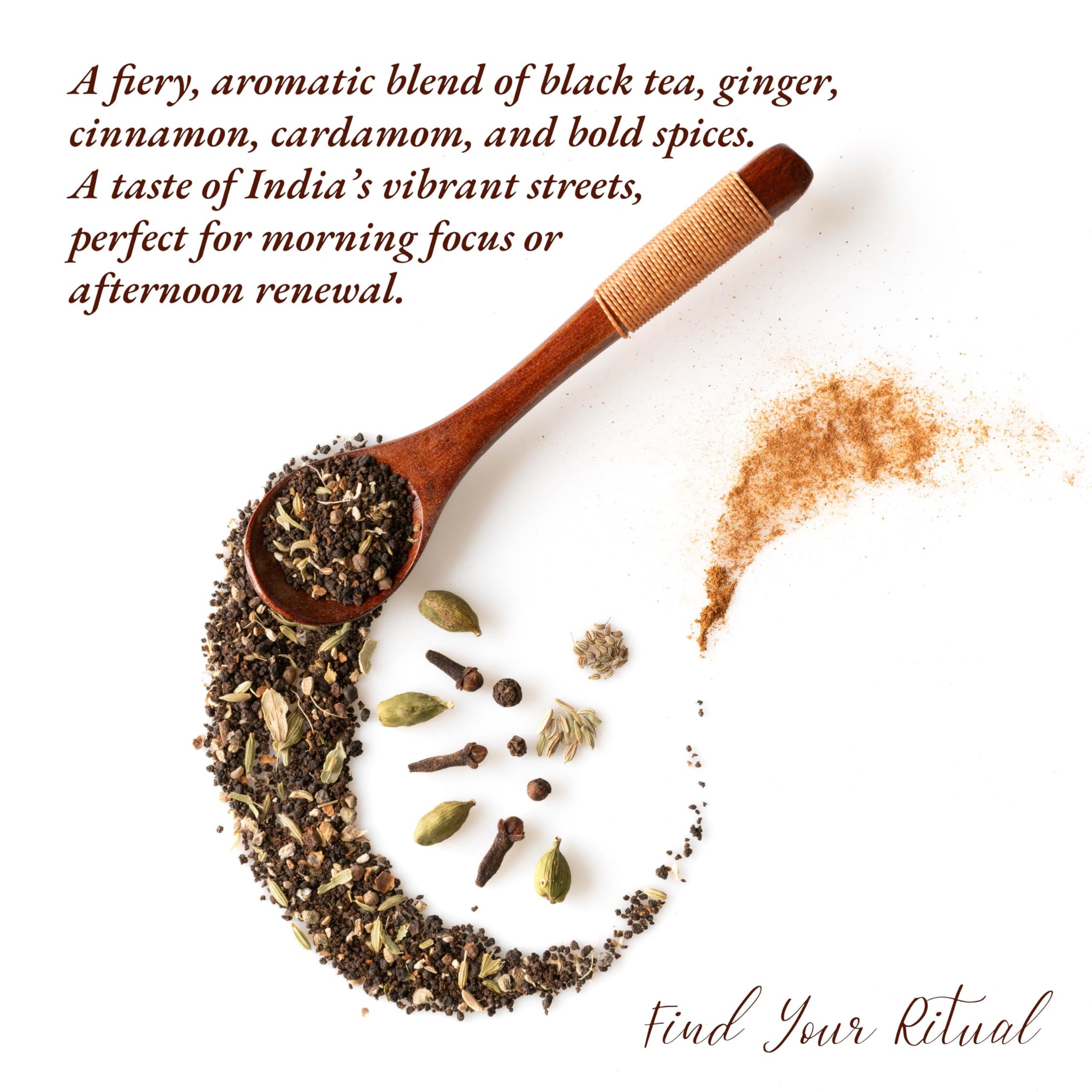 Sattva Tea Co | Punjabi Masala Chai | 200g/7oz Loose Leaf (Makes 40+ Cups) | Authentic Indian Spiced Chai Tea Blend with Ginger, Cinnamon, Cardamom