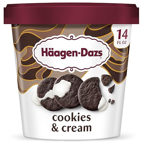 Haagen-Dazs Ice Cream, Cookies & Cream, 14 oz (Frozen)