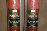 Margherita Brand VERY BEST Pepperoni HUGE 17" Sticks, 2 1/2 lbs, (2 Sticks)