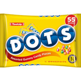 DOTS Individually Wrapped Candy - Original Gummy Candy 55 ct Mini Candy Boxes - Flavors Cherry, Lime, Orange, Lemon & Strawberry - Gluten Free, Kosher