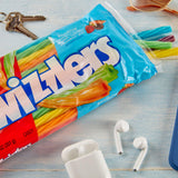 TWIZZLERS Twists Rainbow Flavored Licorice Style, Low Fat Candy Bags, 12.4 oz (6 Count)