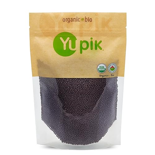 Yupik Organic Dark Chocolate Covered Chia Seeds, 70% Cacao, 1 lb (16 oz), Gluten-Free, GMO-Free, Kosher, Vegan, Chia Coated in Dark Chocolate, Smooth