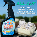 All-Out Sports Odor Eliminator Spray & Deodorizer | Perfect for Smelly Gloves, Hat, Bags, Helmets, Jerseys, Pads, Gear, Shoe & All Other Odors.| Best