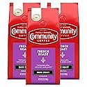 Community Coffee French Roast Dark Roast Ground 12 oz 3 ct Gable Top 12 Ounce (Pack of 3)