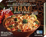 Amy's Frozen Meals, Pad Thai, Made With Organic Rice Noodles, Vegetables & Tofu, Gluten Free Microwave Meals, 9.5 Oz