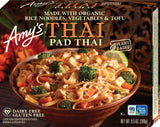 Amy's Frozen Meals, Pad Thai, Made With Organic Rice Noodles, Vegetables & Tofu, Gluten Free Microwave Meals, 9.5 Oz
