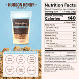Hudson Henry Maple Pecan Coconut Granola | Gluten Free Granola with Nuts & Seeds | Vegan, Non-GMO & Small Batch Baked with Pure Maple Syrup & Extra