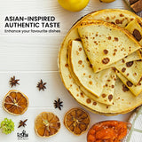 Fusion Select Dried Star Anise - Whole Badian Spice for Oriental & Indian Dishes & Recipes - Natural Herbs & Seasoning for Baking & Cooking - Packed