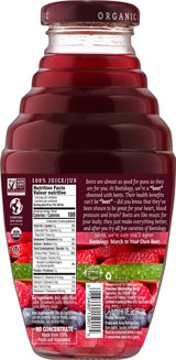Beetology Organic Beet & Berry Juice, 8.45oz (6 Pack) | 100% Cold Pressed | Heart Healthy | Nutrient Packed Vegetable Juice | Vibrant Flavor