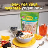 Tosh, Granola with Chia & Seeds, Cholesterol-Free, 10.5 Ounce, Pack of 3.