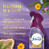 Febreze Air Mist Air Freshener Spray, Odor-Fighting Room Spray, Air Fresheners for Home and Bathroom and Kitchen, Aerosol Can, Mountain Scent, Purple