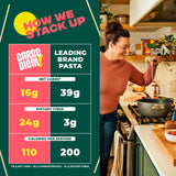Carbe Diem!, Spaghetti, Lower Net Carb Pasta with Traditional Flavor & Texture, 8 grams of Protein, 55% Fewer Net Carbs & Only 110 Calories Per