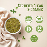 Organic Oregano Dried 3.88 oz - Dried Oregano Leaves - USDA Organic, Kosher, Gluten Free Seasoning - The Holly Tree