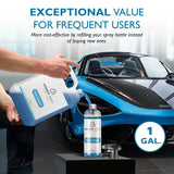 Honest Wash Car Glass Cleaner - Ammonia-Free Streak-Free Formula for Glass, Mirrors, Windshields, & Hard Surfaces | Safe for Plastic, Stainless Steel