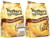 Werther's Original Creamy Caramel Filled Pack of 2 - Bulk Bags of Hard Candy Individually Wrapped (27 oz) Each - Werthers Caramel Filled Candy