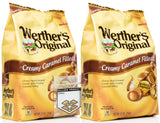 Werther's Original Creamy Caramel Filled Pack of 2 - Bulk Bags of Hard Candy Individually Wrapped (27 oz) Each - Werthers Caramel Filled Candy