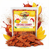 Chili Chamoy Mango Slices, 8.5 oz. Bag of Authentic Mexican Dry Fruit Candy, Sweet and Spicy Flavor, Fresh and Natural Dulce Mexicano, by Don Turinos
