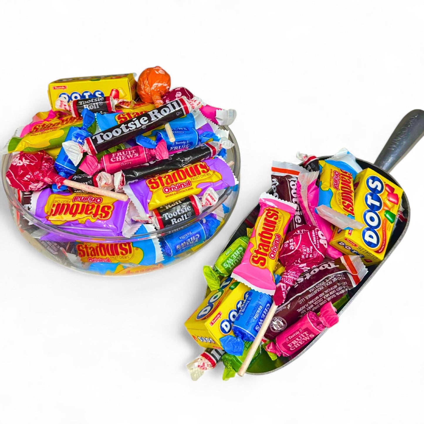 American Classic 1.5 lb Candy Mix Starburst, Tootsie Roll, Dots, Fruit Chews, Tootsie Pops Individually Wrapped Variety Pack for Holidays, Office