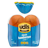 Udi's Gluten Free Classic Hamburger Buns, Frozen, 10.4 oz. 4-Count