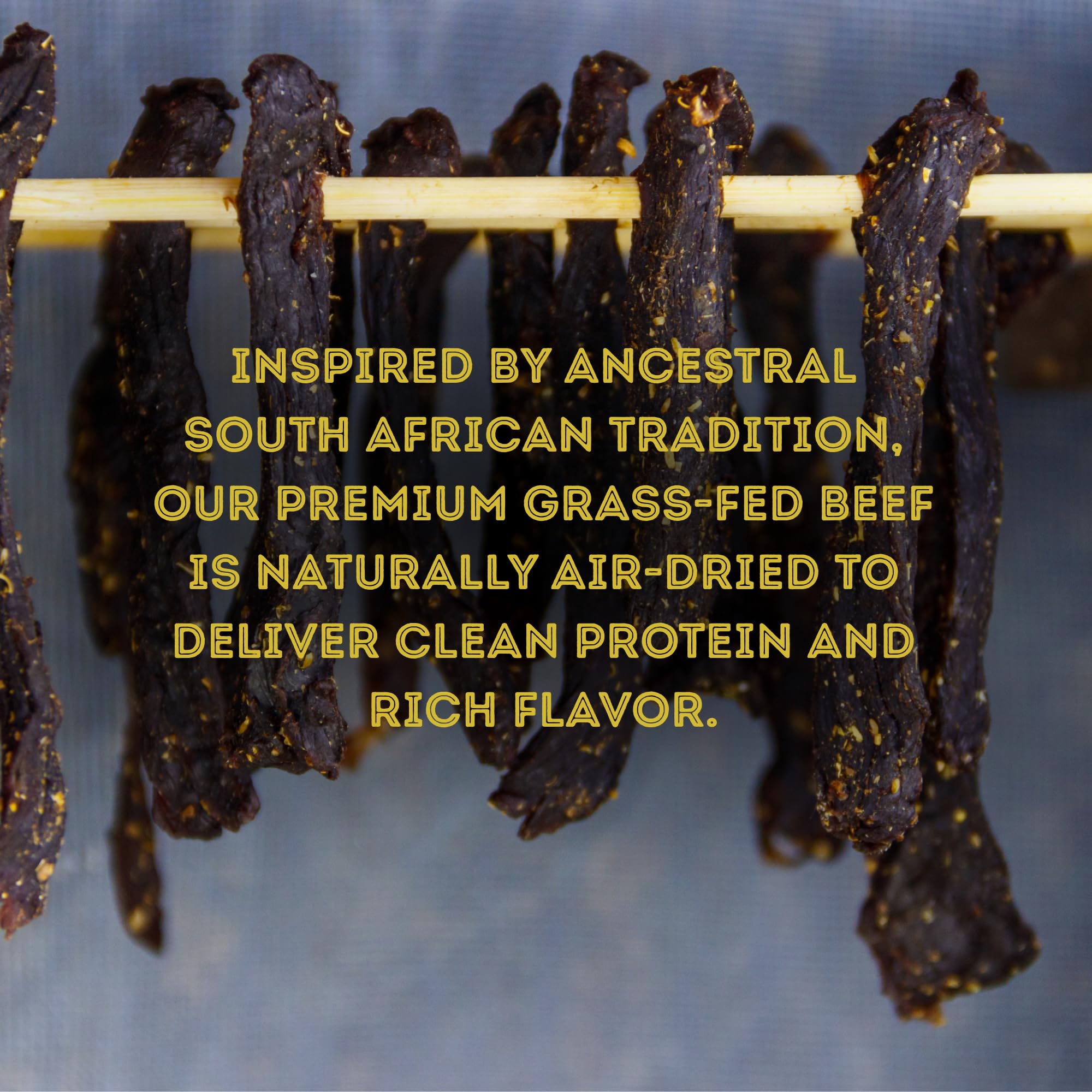 Ayoba Grass Fed Beef Biltong Slices, Variety Pack (2 Ounce, Pack of 3) - Authentic South African Protein Snacks - Keto-Certified,Paleo-Certified
